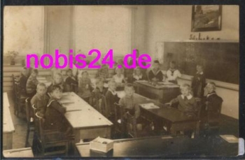 Klassenzimmer 1.Klasse Lehrer Schule Echtfoto *ca.1935
