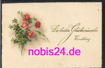 Congratulations on the marriage of roses * around 1930