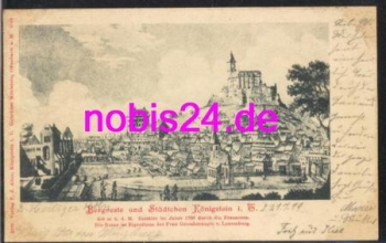 Königstein Taunus Künstlerkarte o 21.7.1899