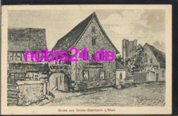 63450 Gross Steinheim Main artist card o 4.9.1926