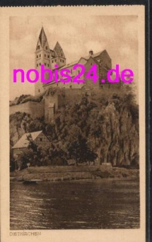 65553 Dietkirchen Blick zur Burg *ca.1925