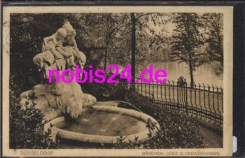 Dusseldorf Fairy Tale Fountain o 26.8.1916