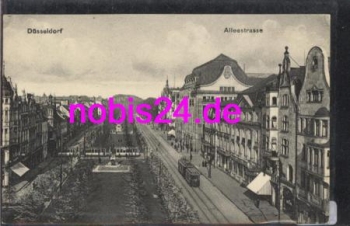 Dusseldorf Alleestrasse Strassenbahn *ca.1910