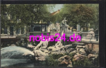 Dusseldorf Brunnen im Stadtgarten *ca.1915