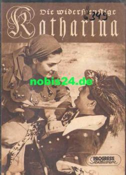 The Rebellious Catherine - French-Spanish Film 58/57 Progress program