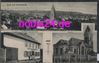 55444 Schoeneberg Gasthaus Kirche  o 9.9.1918
