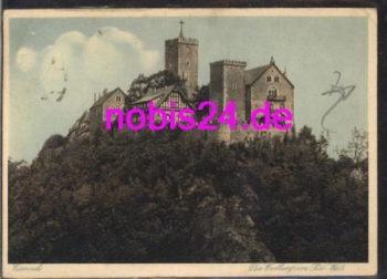 99817 Eisenach  Die Wartburg Süd West o 7.9.1933