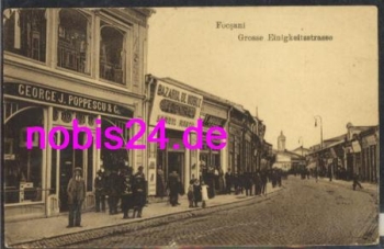 Focsant Great Unity Street Romania o around 1918