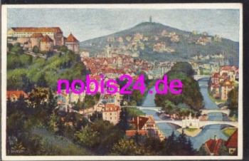 Tuebingen West View artist card *ca.1930