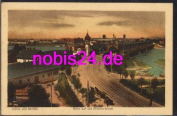 77694 Kehl Rhine bridges *ca.1915