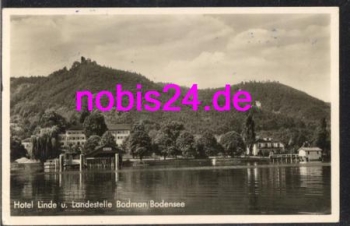78351 Bodman Hotel Linde und Landestelle o 1951