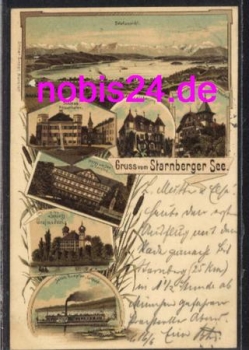 82319 Starnberger See Litho o 17.6.1899