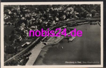82319 Starnberg am See Luftbildaufnahme *ca.1955