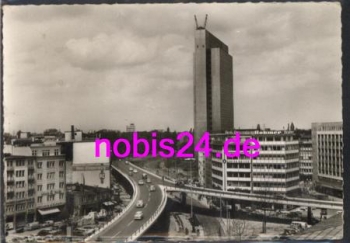 Dusseldorf Hochhaus mit Hochstrasse  *ca.1965