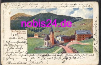 St. Antonien artist card o 5.7.1900