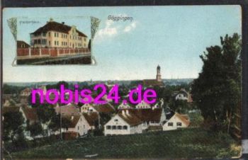 Goeggingen Augsburg mit Krankenhaus o 1.10.1908