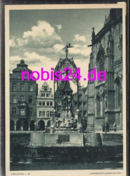48143 Muenster Lambertusbrunnen *ca.1950