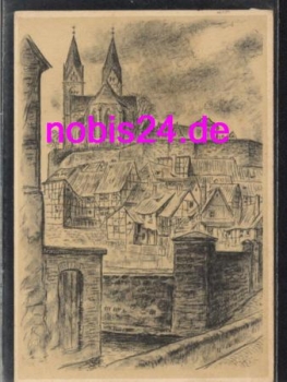 06484 Alt Quedlinburg Künstlerkarte o 10.7.1942