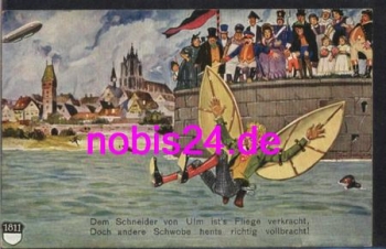 Ulm The Tailor artist card *ca.1920