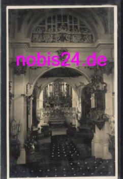 82250 Dachau Altomuenster Innenansicht * ca.1930