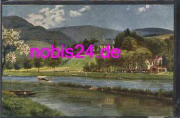 94127 Neuburg Stiftsmühle und Stift Künstlerkarte *ca.1930