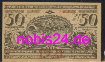 82487 Oberammergau Notgeld 50 Pfennige um 1920
