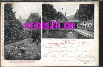 95460 Berneck Badeanstalt Schlossberg o 3.10.1910
