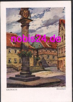 96317 Kronach Column of Honor artist card *ca.1935