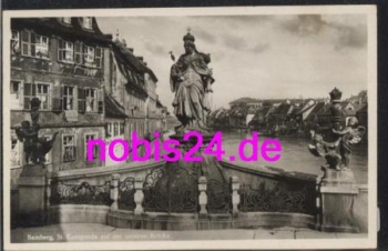 Bamberg St. Kunugunde Bridge o July 7, 1933