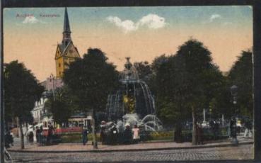 Aachen Kaiserplatz tram o 1.10.1917