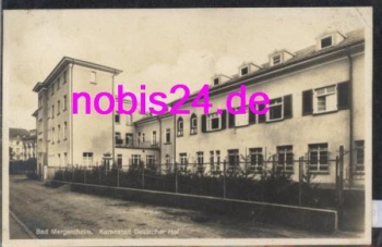 97980 Bad Mergentheim  Kuranstalt o 10.10.1930