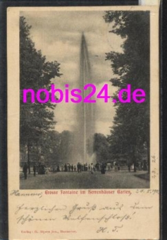 Hannover Fontäne Herrenhäuser o 21.5.1901