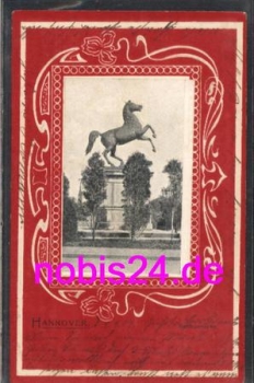 Hanover Sachsenross embossed card o 10.9.1903