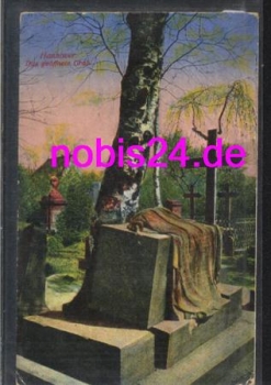 Hanover The open grave * around 1920