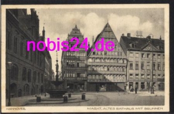 Hannover Rathaus und Brunnen o 22.5.1932