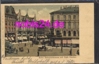 Hannover Cafe Kasten Bahnhofstr. o 19.5.1902