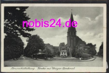 25541 Brunsbuettelkoog Kirche Denkmal o 9.1.1936