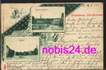 24321 Luetjenburg Markt Bismarckturm o 12.2.1905