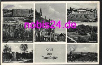 24534 Neumunster postcard o 8.8.1954