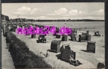 24340 Eckernfoerde Ostseebad Strand *ca.1960
