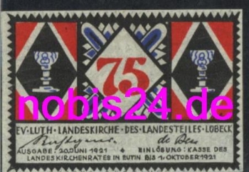 Lubeck emergency money 75 pfennigs around 1920