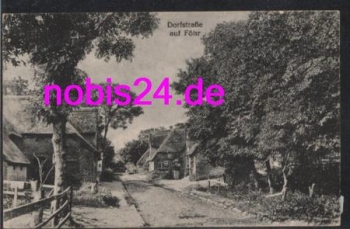 25938 Foehr Insel Dorfstrasse *ca.1920
