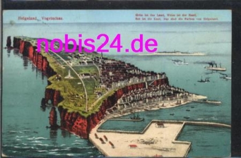 27498 Helgoland Vogelschau o 12.5.1913