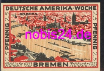 Bremen Notgeld 25 Pfennige 1923