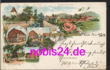 Bornum Litho Bahnhof o 16.11.1898