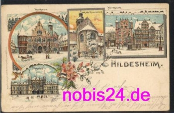 Hildesheim Winter Litho o 12.3.1922