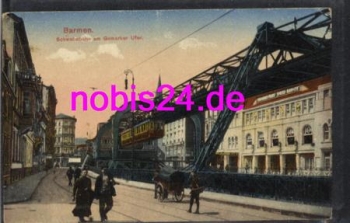 Barmen Wuppertal Suspension Railway Gemarker Ufer *ca.1920