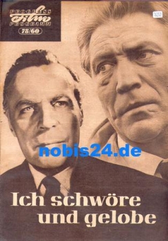 Ich schwöre und gelobe, Progress-Programm 78/60 mit Ingrid van Bergen