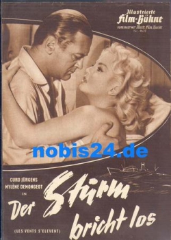 Der Sturm bricht los (les vents S'Elevent) Illustrierte Film-Bühne 4639 Curd Jürgens Mylene Demongeot