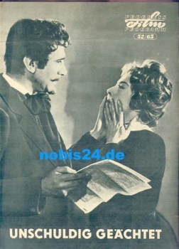 Innocently outlawed - French-Italian film with Suzanne Flon Philippe Noiret Jean Rochefort 52/65 Progress Film Program